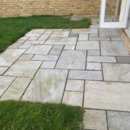 Paving before landscaping